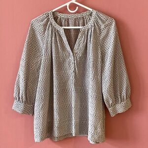 Joie 100% Silk Blouse Large
